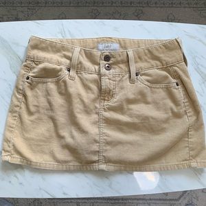 2000's Corduroy mini skirt